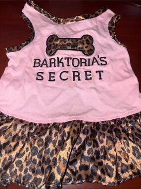 Barktoria's Secret Pink & Leopard Dog Dress